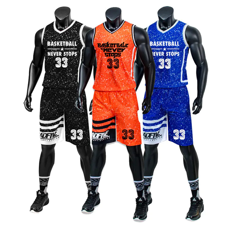 New Kids Basketball Uniform Set, Custom Training Gear - Bruno Ben Athletic 