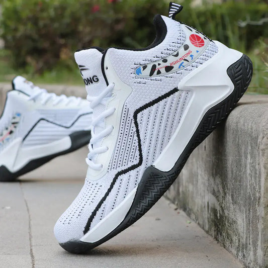High Top Breathable Basketball Shoes - Flying Woven - Bruno Ben Athletic 