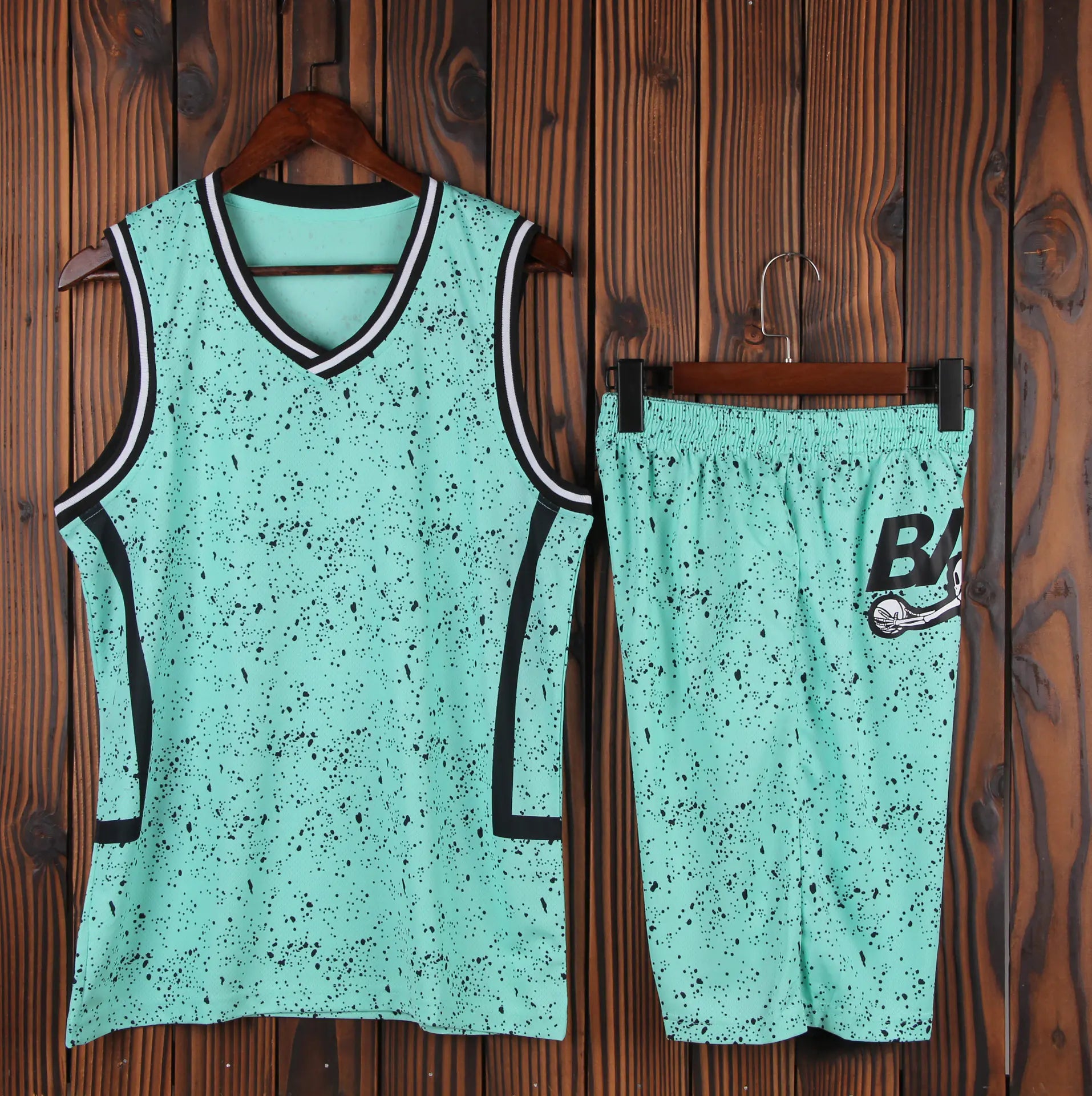 New Kids Basketball Uniform Set, Custom Training Gear - Bruno Ben Athletic 