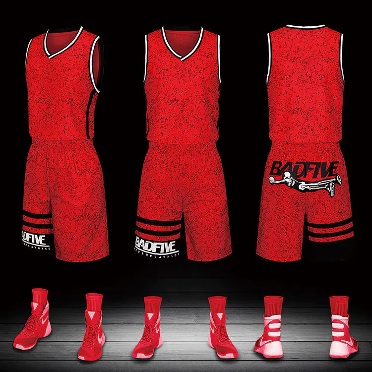 New Kids Basketball Uniform Set, Custom Training Gear - Bruno Ben Athletic 