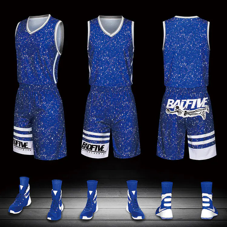New Kids Basketball Uniform Set, Custom Training Gear - Bruno Ben Athletic 