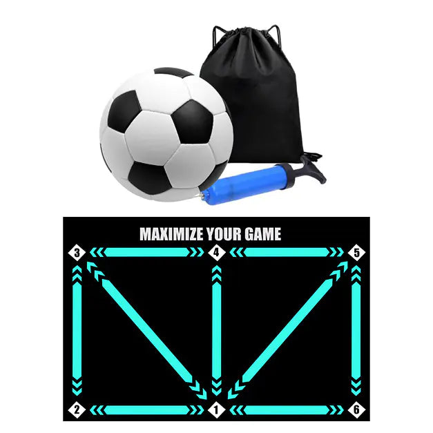 Non-Slip Rubber Training Mat for Soccer Skills Practice - Bruno Ben Athletic 