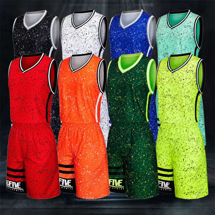 New Kids Basketball Uniform Set, Custom Training Gear - Bruno Ben Athletic 