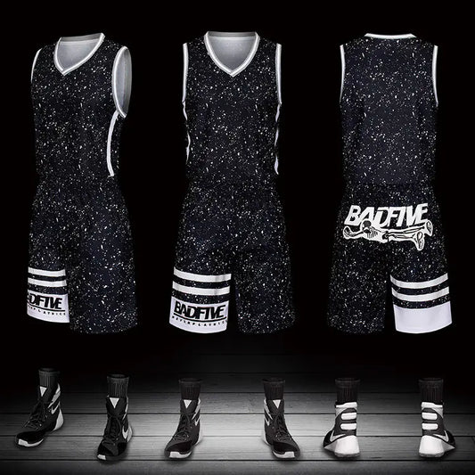 New Kids Basketball Uniform Set, Custom Training Gear - Bruno Ben Athletic 