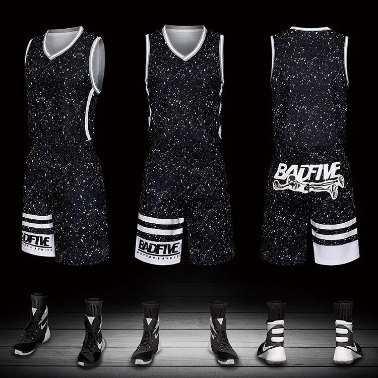 New Kids Basketball Uniform Set, Custom Training Gear - Bruno Ben Athletic 
