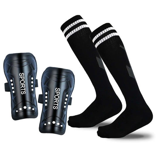 Soccer Shin Guards Pads with Socks Gear for Soccer 345-16 Year Old and Up Little Girls Boys Kids Child Youth Toddler Teenagers - Bruno Ben Athletic 